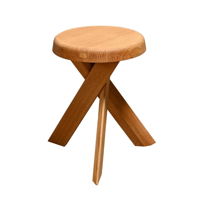S31 Stool in Oak by Pierre Chapo, France, 2010s For Sale - Image 11 of 11