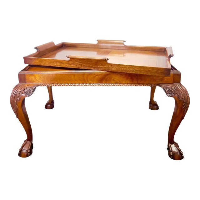 1940s Reprodux Tray Table From England For Sale