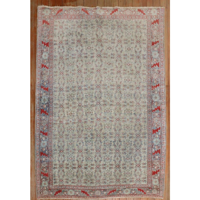an early 20th century Persian scatter size rug Measures: 3'6" x 4'9" Antique Senneh rugs are one of the most distinctive...