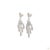 These estate earrings from our contemporary estate collection centers on an 8.19-carat diamond in a round brilliant cut...