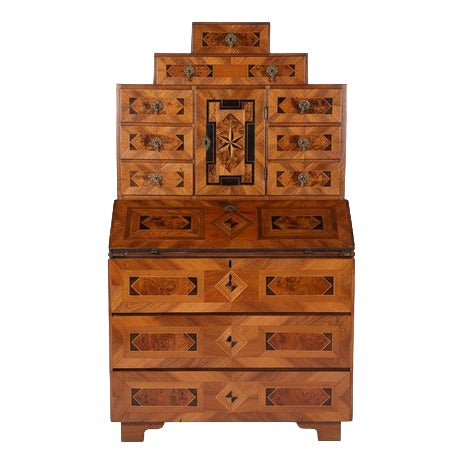 Antique Secretaire in Wood For Sale