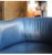 1960s Blue Leather Armchair, 1960s For Sale - Image 5 of 8