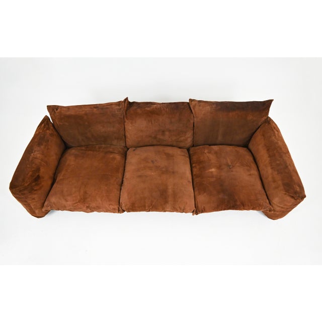Tan Marenco Sofa by Mario Marenco for Arflex, 1970s For Sale - Image 8 of 12