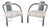 Charles Hollis Jones Style Lucite Armchairs, Pair For Sale