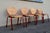 1980s Postmodern Series 34 Rio Chairs in Red Wood from Fröscher, 1985 For Sale - Image 5 of 18