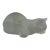 Lalique France Chat Couché Frosted Crystal Crouching Cat Figurine Signed For Sale