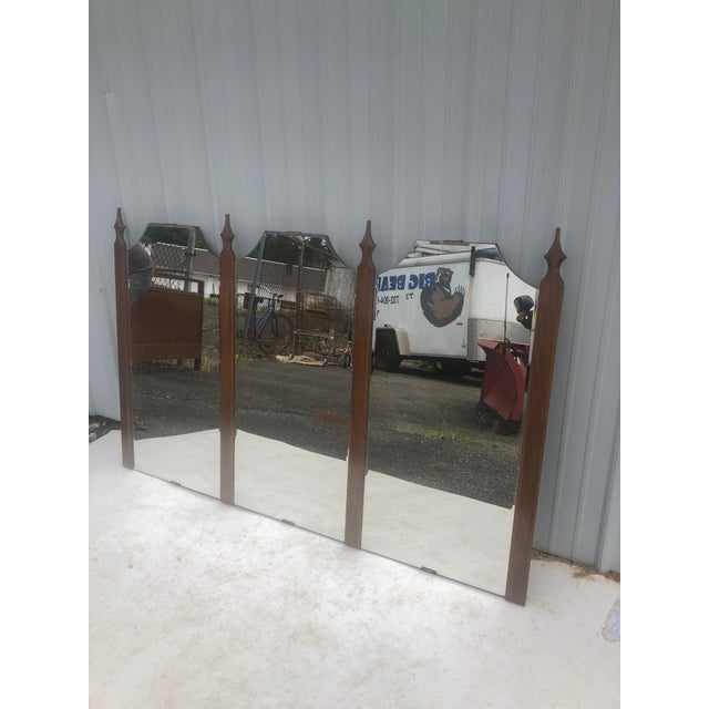 Mid Century Modern Three Panel Wall Mirror Chairish