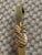 American Brass Pineapple Over the Door Wreath Hook For Sale - Image 3 of 6