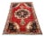 1980s Turkish Red Medallion Hand Knotted Rug For Sale