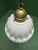 Metal Vintage Opal Glass Pendant Light, 1920s For Sale - Image 7 of 11