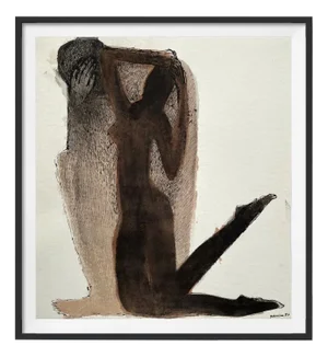 Jolanta Johnsson, Yearning, Mixed Media on Paper, 1997