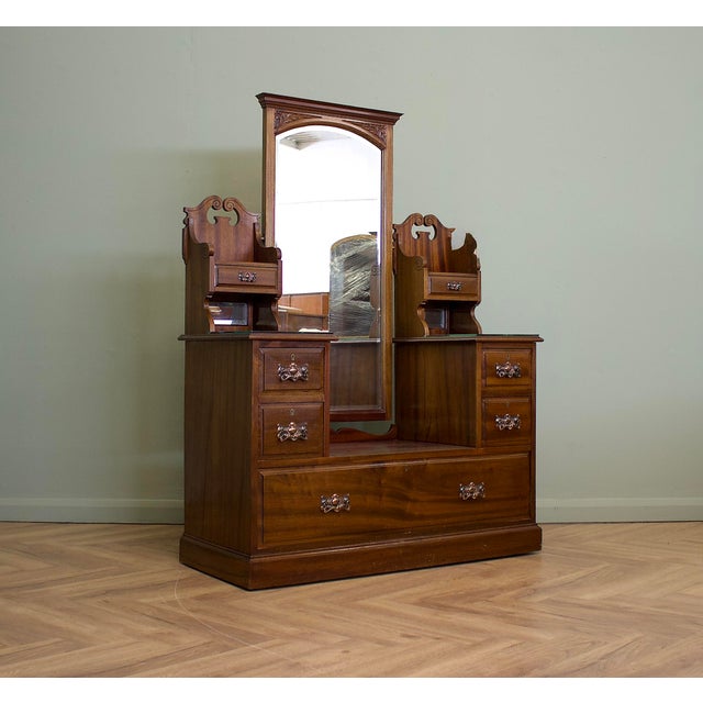 Antique British Edwardian Dressing Chest, 1900s For Sale - Image 4 of 10
