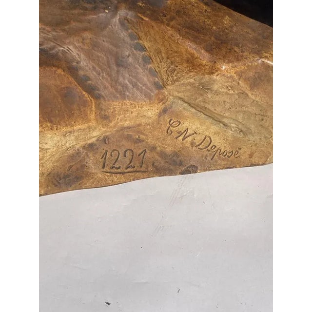 Art Deco Terracotta Black Panther For Sale - Image 6 of 12