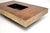 Vintage French Walnut and Brass Coffee Table, 1970s For Sale - Image 6 of 13