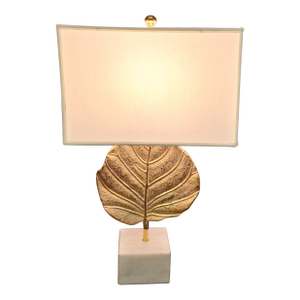 1970s Maison Charles Style Leaf Form Table Lamp by Christian Charles