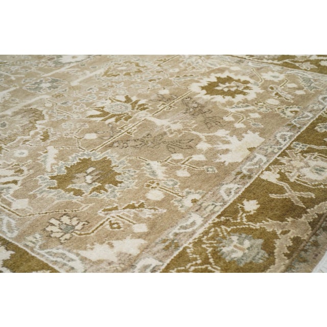 Turkish Oushak Rug 6'0" X 9'0" For Sale - Image 4 of 9