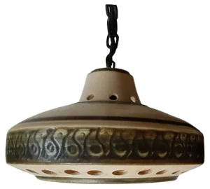 Vintage Ceramic Pendant Lamp, 1960s