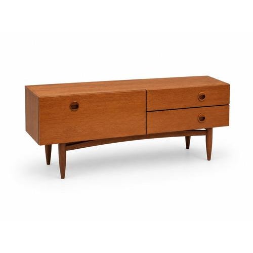 Teak Sideboard with Conical Legs For Sale - Image 4 of 7
