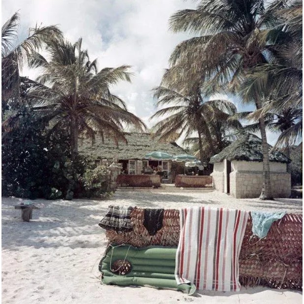 Antigua Beach Club 1960 The beach club at at the Mill Reef Club on Antigua in the West Indies, 1960. Slim Aarons Slim...