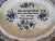 Late 19th Century Late 19th Century Blue and White Platter For Sale - Image 5 of 5
