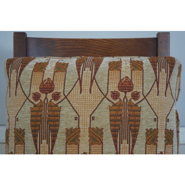 Wood Stickley Mission Oak Reclining Morris Chair For Sale - Image 7 of 18