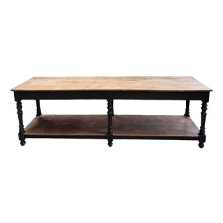 Early 20th Century Cloth Merchant's Table For Sale