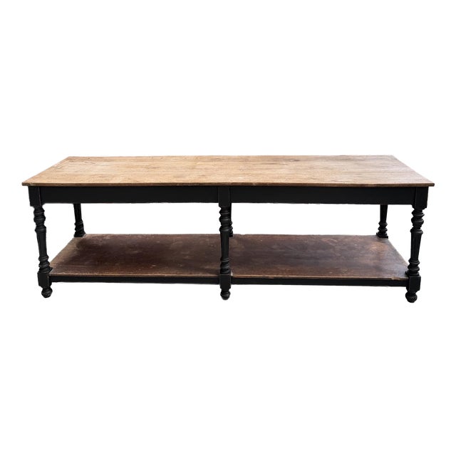 Early 20th Century Cloth Merchant's Table For Sale