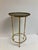 Boho Chic Gilt Gold Faux Bamboo Cocktail Table For Sale - Image 4 of 9