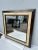 Large Square Parchment and Exotic Wood Framed Mirror by Ron Seff For Sale - Image 10 of 10