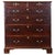 English 19th Century Solid Oak Chest of Drawers For Sale - Image 4 of 12