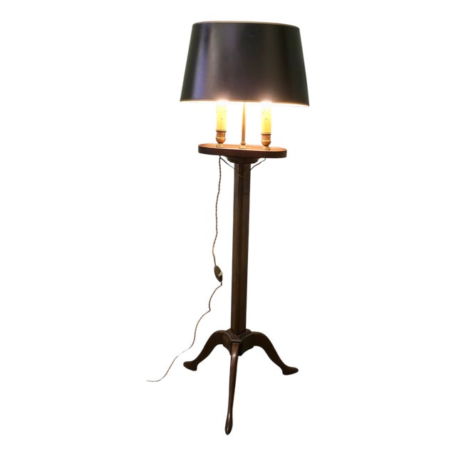 Bouillotte Adjustable Twin Floor Lamp For Sale
