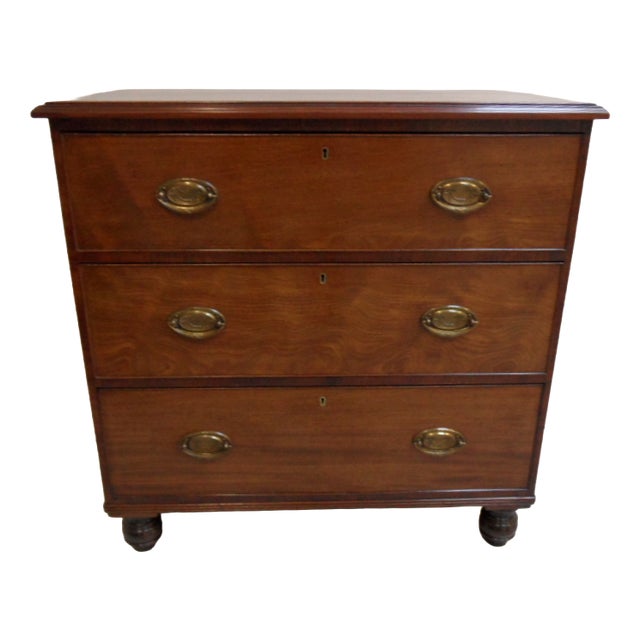 Antique Mahogany Chest of Drawers For Sale