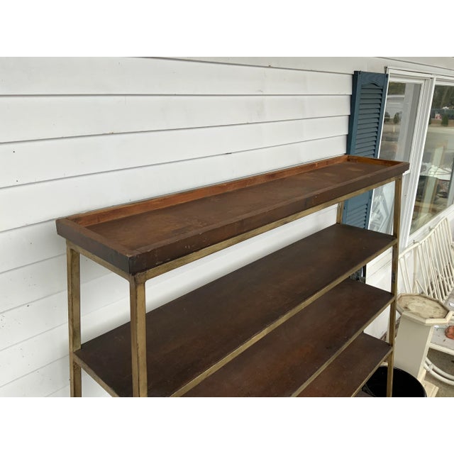 Mid 20th Century Rustic Industrial Self For Sale - Image 4 of 11