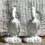 Sculpture Materials Vintage Coastal Painted Cast Concrete Pelicans - A Pair For Sale - Image 7 of 8