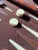 Backgammon Brown Leatherette Handled Case For Sale - Image 10 of 10