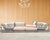 An iconic and chic Jean Paul Gaultier edition Mah Jong modular sectional sofa designed by Hans Hopfer (Germany b. 1931)...