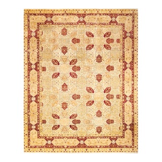 Mogul, One-of-a-Kind Hand-Knotted Area Rug in Ivory, 8' 3" x 10' 4" For Sale