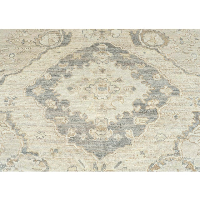Contemporary Turkish Oushak Rug 8'2" x 10'4" For Sale - Image 3 of 4