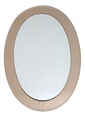 Mid-Century Modern Mirror by Antonio Lupi for Cristal Luxor, Italy, 1960s