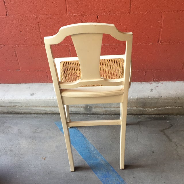 French Cream Accent Chair For Sale - Image 4 of 4