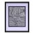Late 20th Century Broey Neg Geometric Abstract Lavender Silkscreen Victor Vasarely For Sale