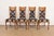 William Doezema for Mastercraft Mid-Century Modern Hollywood Regency Burl Wood Dining Chairs, Set of Four For Sale - Image 11 of 11