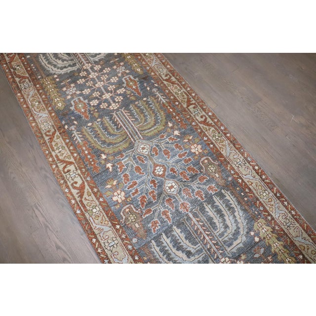 Willow Tree Antique Persian Tabriz Runner - 2'10" x 14'3" For Sale In New York - Image 6 of 9