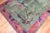 Early 20th Century Pink Green Antique Chinese Art Deco Foyer Size Carpet - 6' x 8'6" For Sale - Image 5 of 18