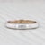 Modern Anitque Caldwell Band 18k White Gold Wheat Etched Wedding Ring Size 6.5 Engraved For Sale - Image 3 of 7