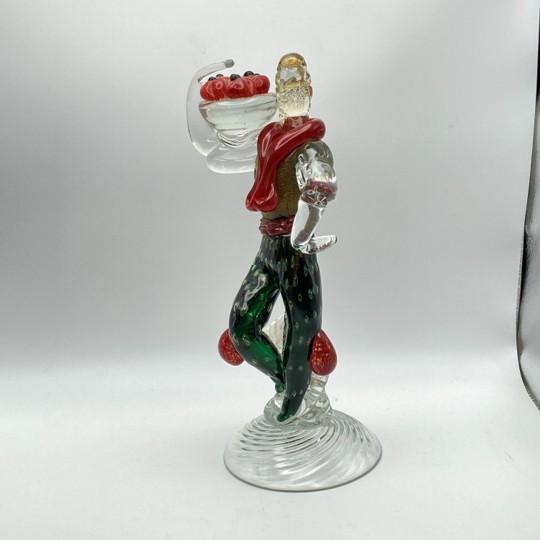 Murano Seguso Vetri D’Arte Male Female Peasant Couple Italian Art Glass 1960s (Pls Read-Repair) For Sale - Image 12 of 18