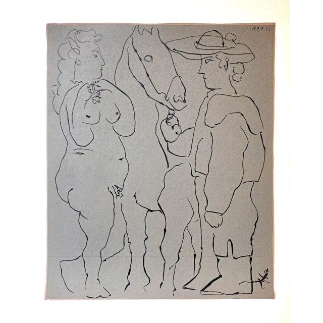 Pablo Picasso - Original linocut, 1962 Cercle d'Art 38 x 32 cm In excellent condition I have official proof of...