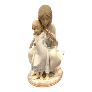 1980s Lladro #1527 "Tenderness" Original Box Beautiful Mother/Child Sentimental