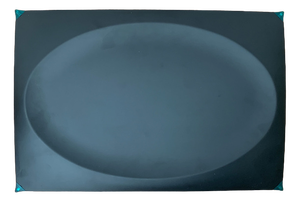 Postmodern Italian Voilà Voilà Metal Tablet Bowl by Philippe Starck for Alessi, 1980s
