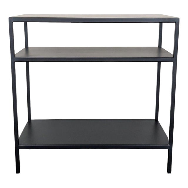 Room & Board Slim End Table in Natural Steel For Sale